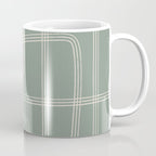 Modern Sage Green Abstract Scribble Coffee Mug Gallery Image 1