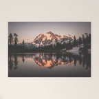 Alpenglow - Mountain Reflection - Nature Photography Welcome Mat Gallery Image 1