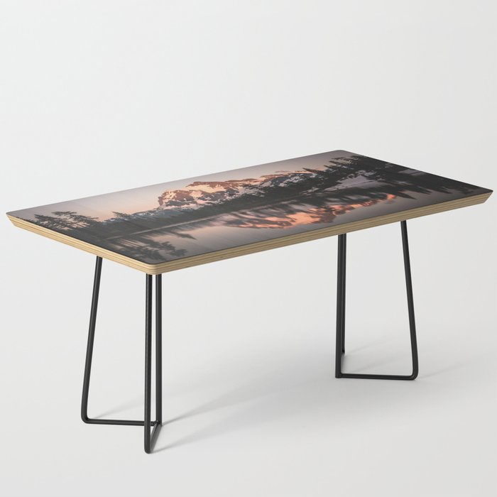 Alpenglow - Mountain Reflection - Nature Photography Coffee Table Gallery Image 1