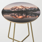 Alpenglow - Mountain Reflection - Nature Photography Side Table Gallery Image 2