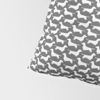 Dachshund Silhouette(s) Wiener Dog Pillow Sham Gallery Image 4
