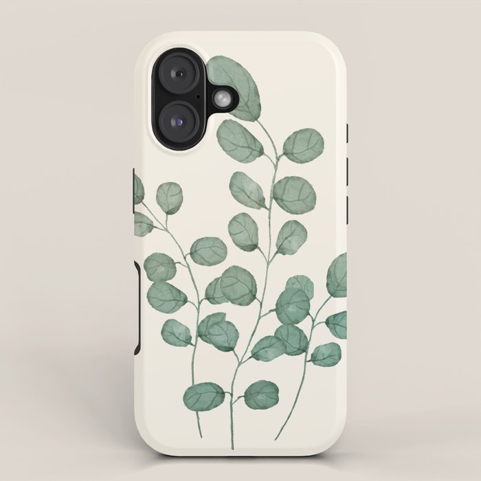 Watercolor Eucalyptus iPhone Case Gallery Image 1