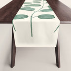 Watercolor Eucalyptus Table Runner Gallery Image 1