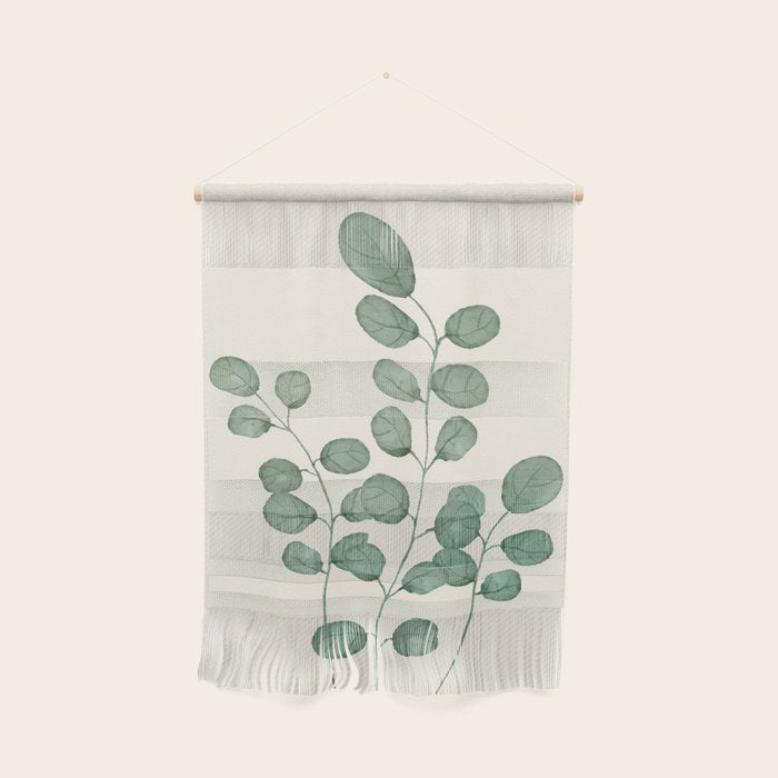 Watercolor Eucalyptus Wall Hanging Gallery Image 1