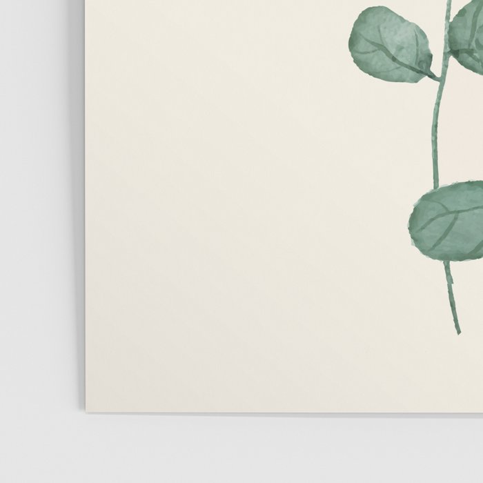 Watercolor Eucalyptus Poster Gallery Image 3