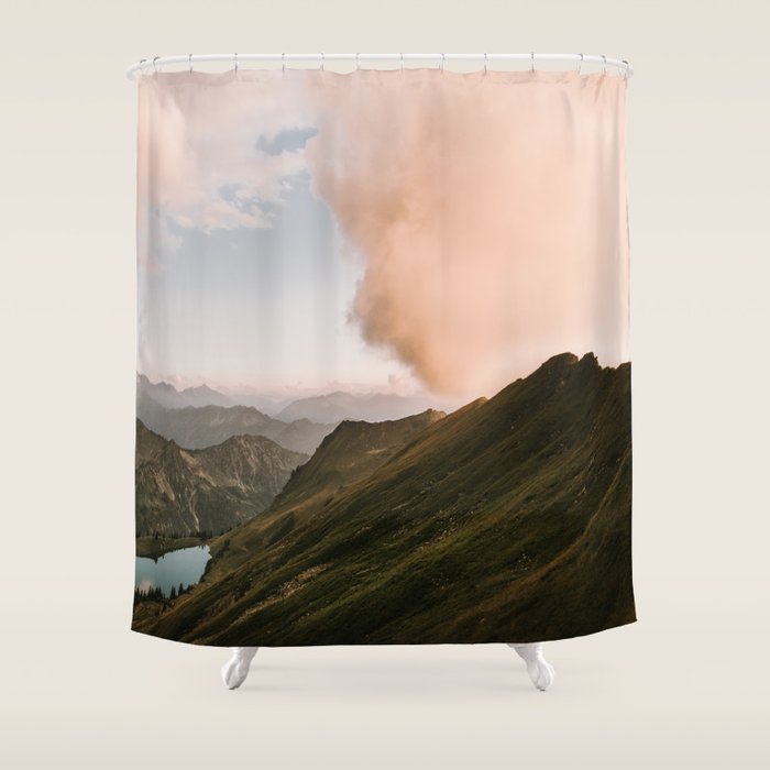Far Views II - Landscape Photography Shower Curtain Gallery Image 1
