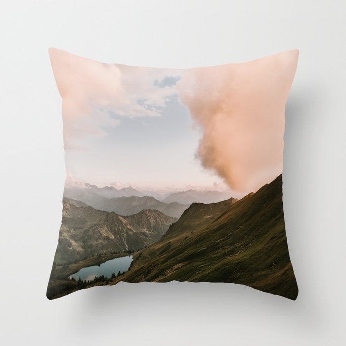 Far Views II - Landscape Photography Throw Pillow Gallery Image 1