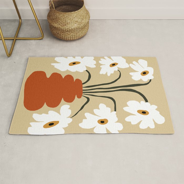 Six together flower pot  Rug Gallery Image 1