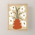 Six together flower pot  Mini Art Print Gallery Image 1
