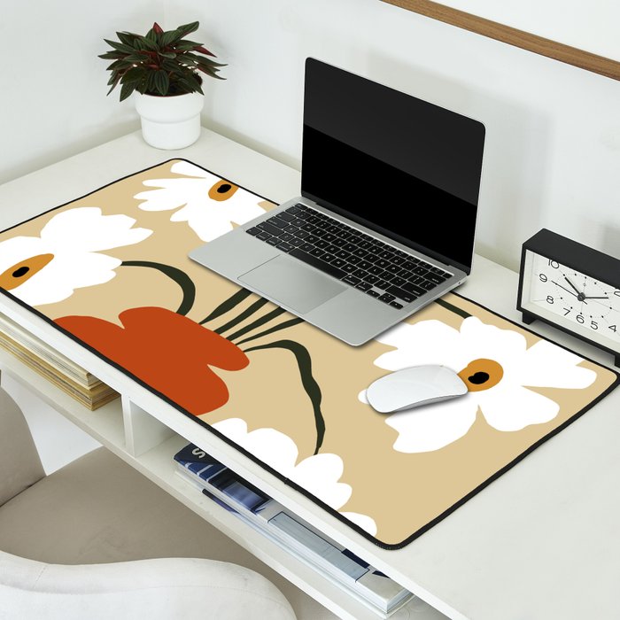 Six together flower pot  Desk Mat Gallery Image 2