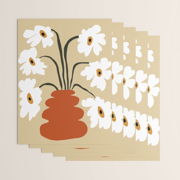 Six together flower pot  Wrapping Paper Gallery Image 3