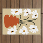Six together flower pot  Outdoor Rug Gallery Image 1