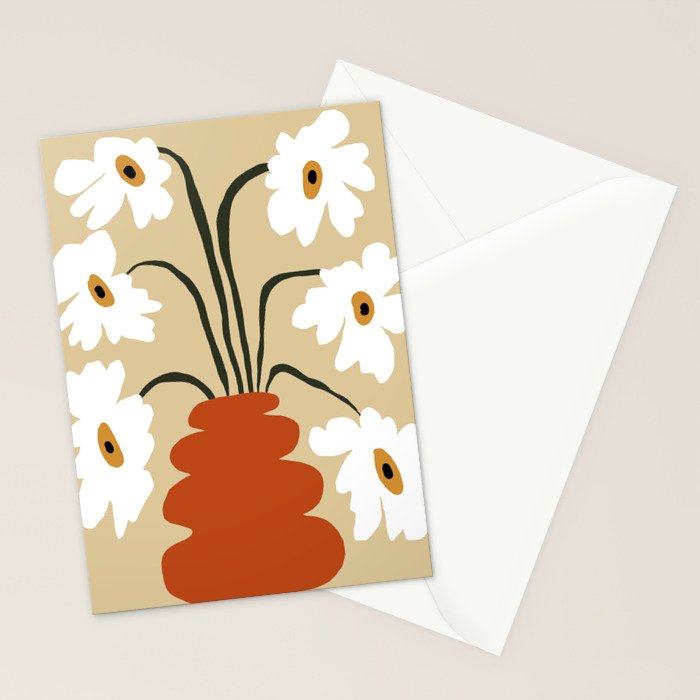 Six together flower pot  Stationery Card Gallery Image 2