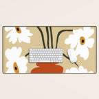 Six together flower pot  Desk Mat Gallery Image 1