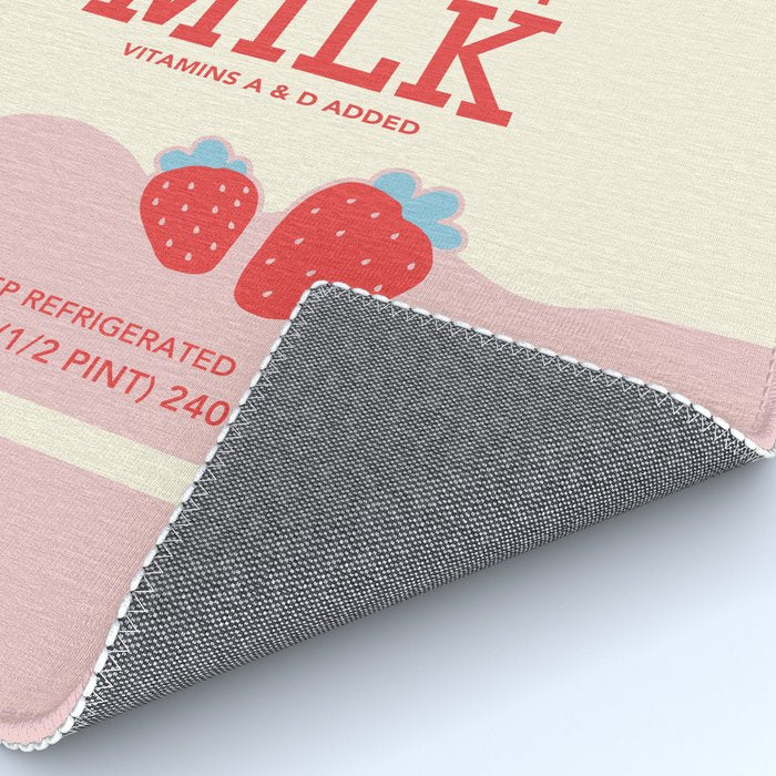 strawberry milk carton  Rug Gallery Image 4