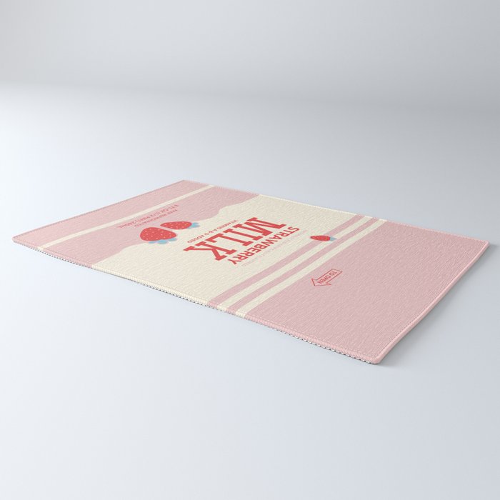 strawberry milk carton  Rug Gallery Image 3