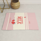strawberry milk carton  Rug Gallery Image 1