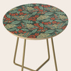 Moths in Emerald Twilight Side Table Gallery Image 2