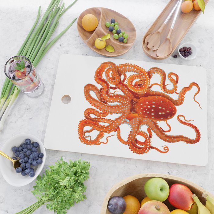 Vintage Octopus Cutting Board Gallery Image 2