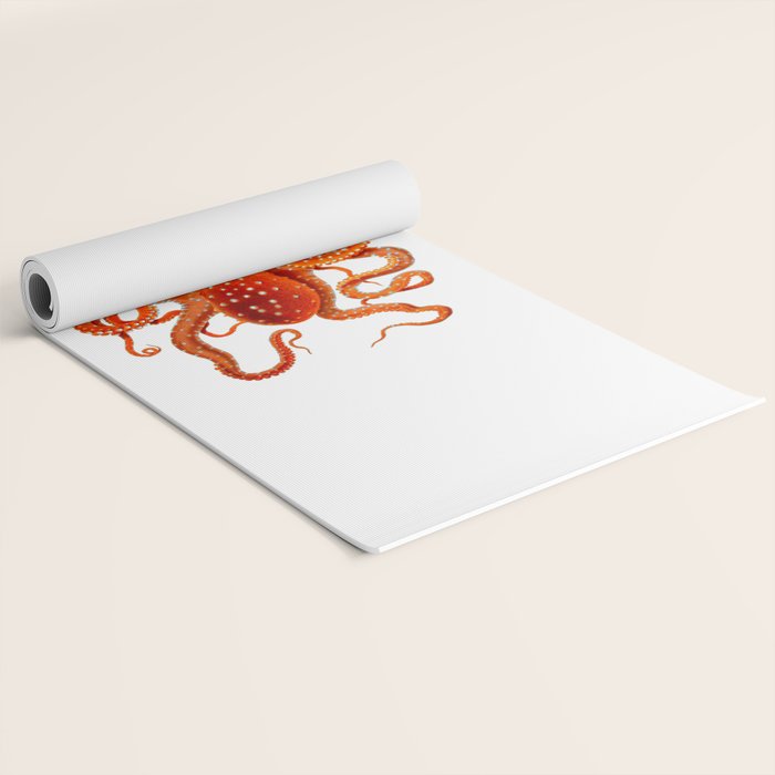 Vintage Octopus Yoga Mat Gallery Image 2
