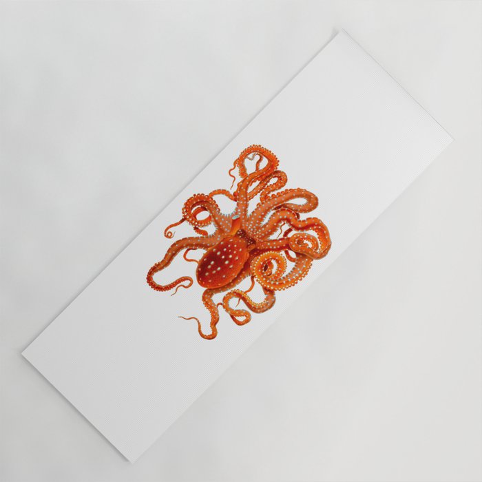 Vintage Octopus Yoga Mat Gallery Image 1