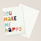 You Make Me Happy Stationery Card Gallery Image 2