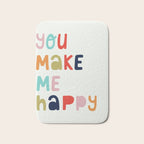 You Make Me Happy Bath Mat Gallery Image 1