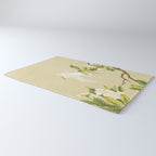 Pear blossoms and white swallow Type A: Minhwa-Korean traditional/folk art Rug Gallery Image 3