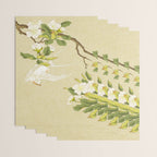 Pear blossoms and white swallow Type A: Minhwa-Korean traditional/folk art Wrapping Paper Gallery Image 3