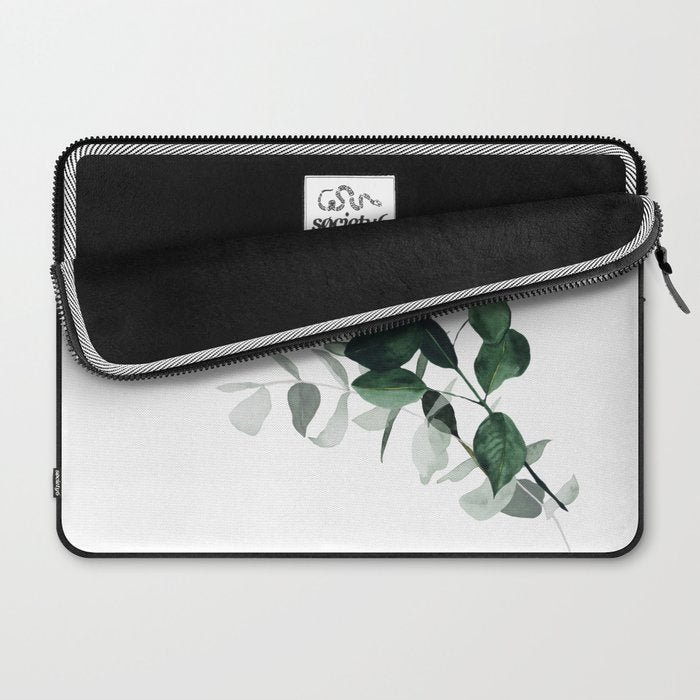 Botany Leaves ~Watercolor Laptop Sleeve Gallery Image 2
