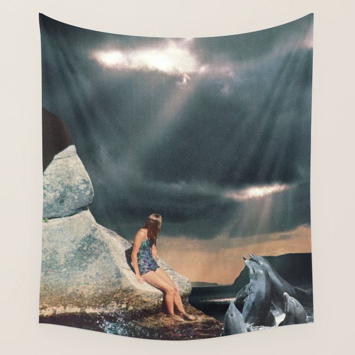 Lightstreaks  Wall Tapestry Gallery Image 4