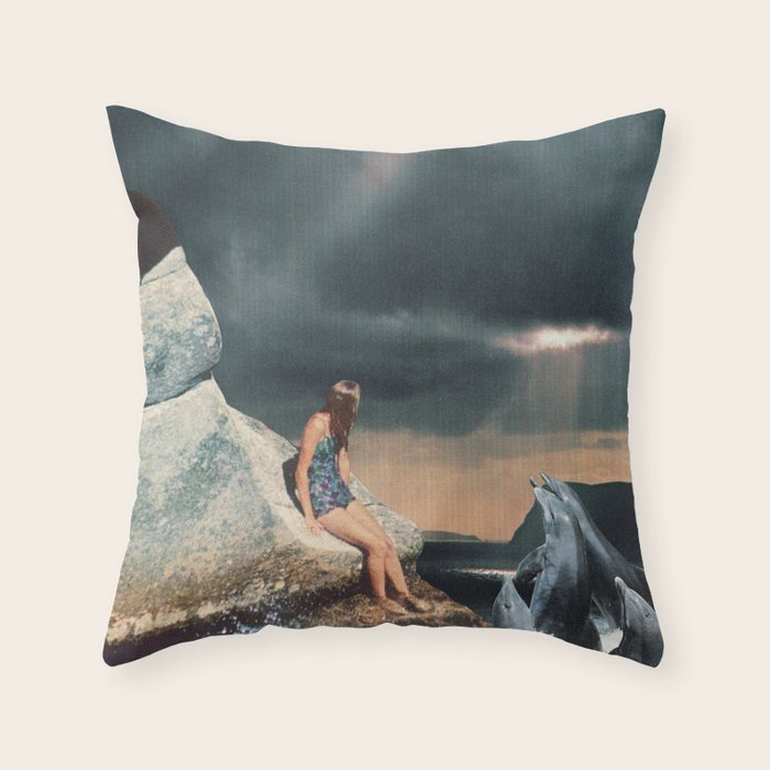 Lightstreaks  Throw Pillow Gallery Image 1