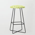 Chartreuse French Leopard Print Stool Gallery Image 1