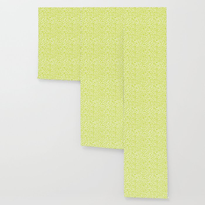 Chartreuse French Leopard Print Wallpaper Gallery Image 3