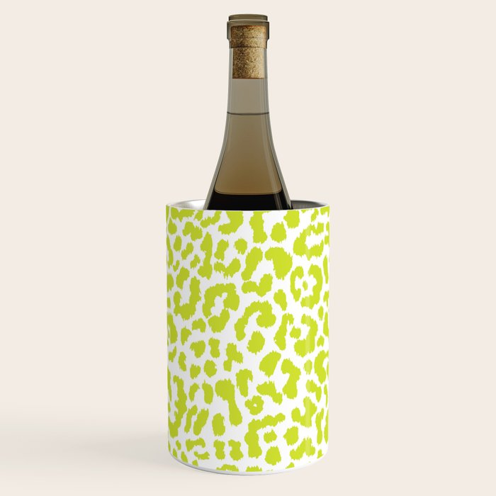 Chartreuse French Leopard Print Wine Chiller Gallery Image 3