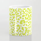 Chartreuse French Leopard Print Coffee Mug Gallery Image 4