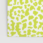 Chartreuse French Leopard Print Poster Gallery Image 3
