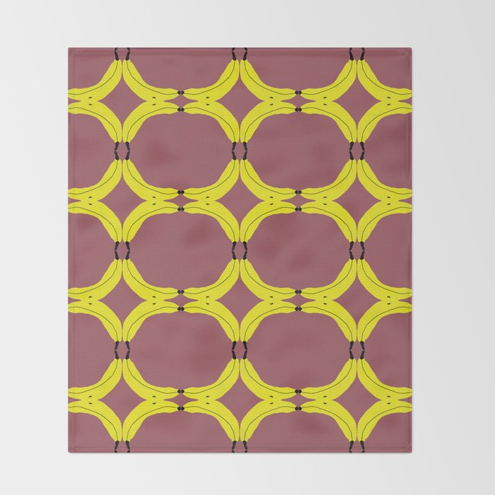 Banana Ritual Throw Blanket Gallery Image 2