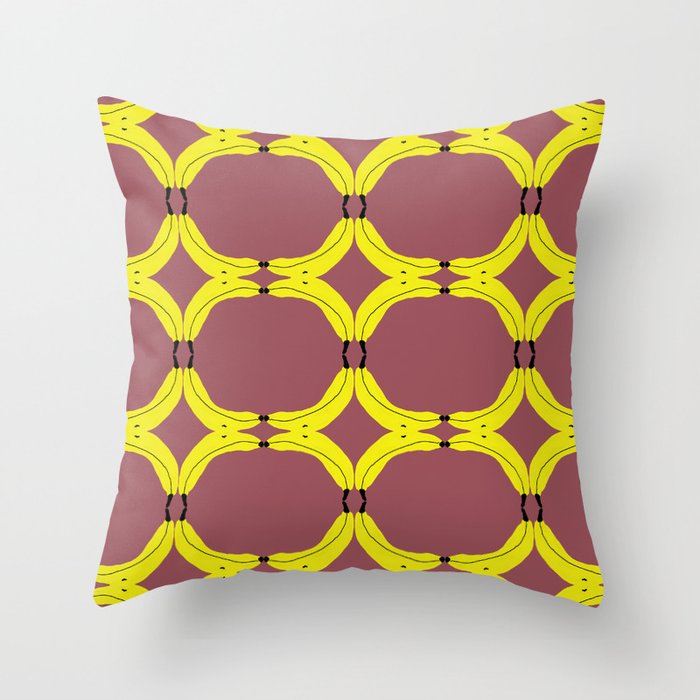 Banana Ritual Throw Pillow Gallery Image 6