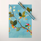 Cherry Fruit Branch I Wrapping Paper Gallery Image 1