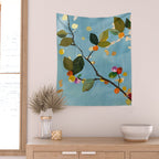 Cherry Fruit Branch I Wall Tapestry Gallery Image 2