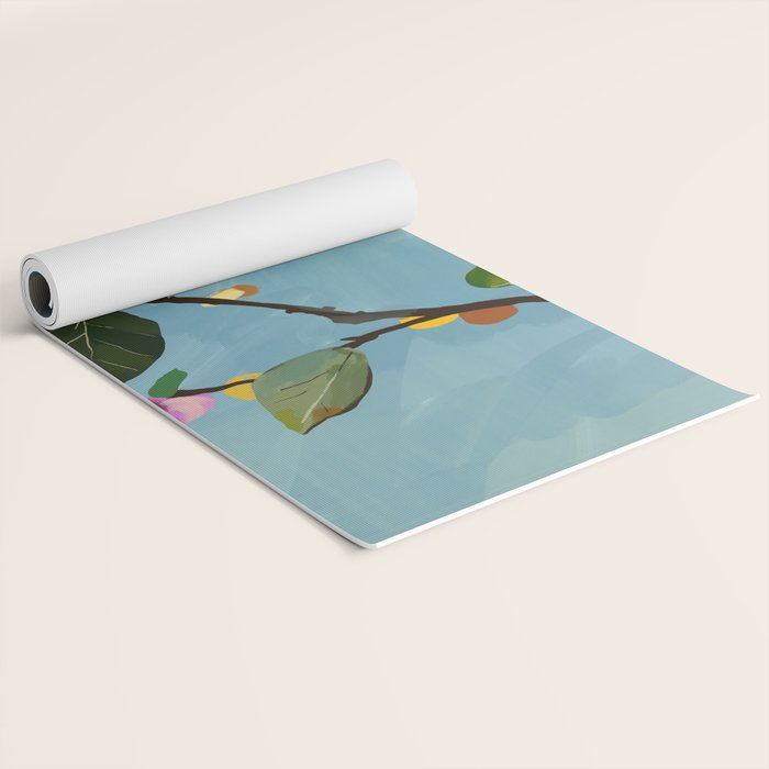 Cherry Fruit Branch I Yoga Mat Gallery Image 2