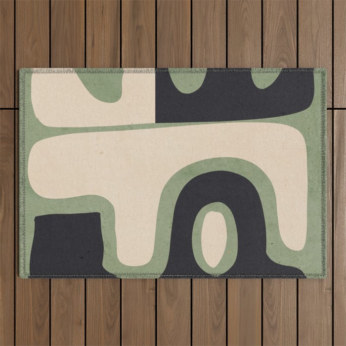 Modern Abstract Minimal Shapes 19 Outdoor Rug Gallery Image 1