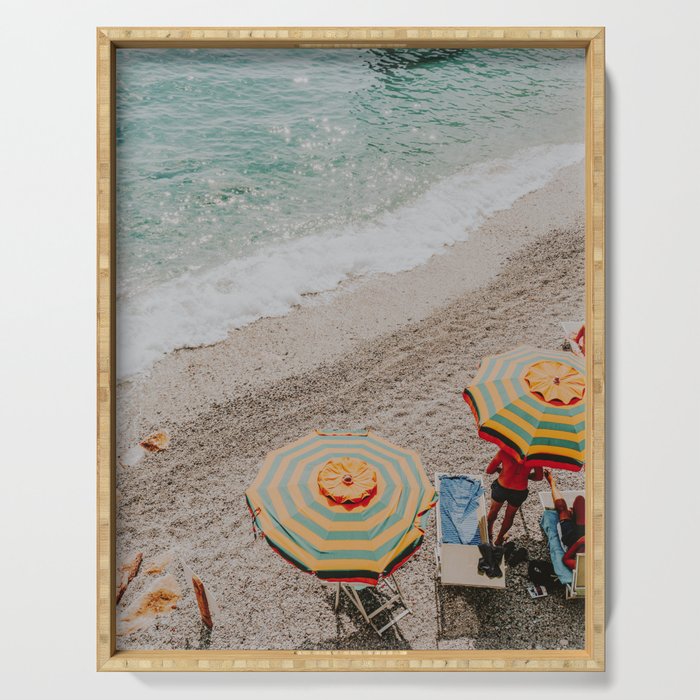 summer beach cxii Serving Tray Gallery Image 1
