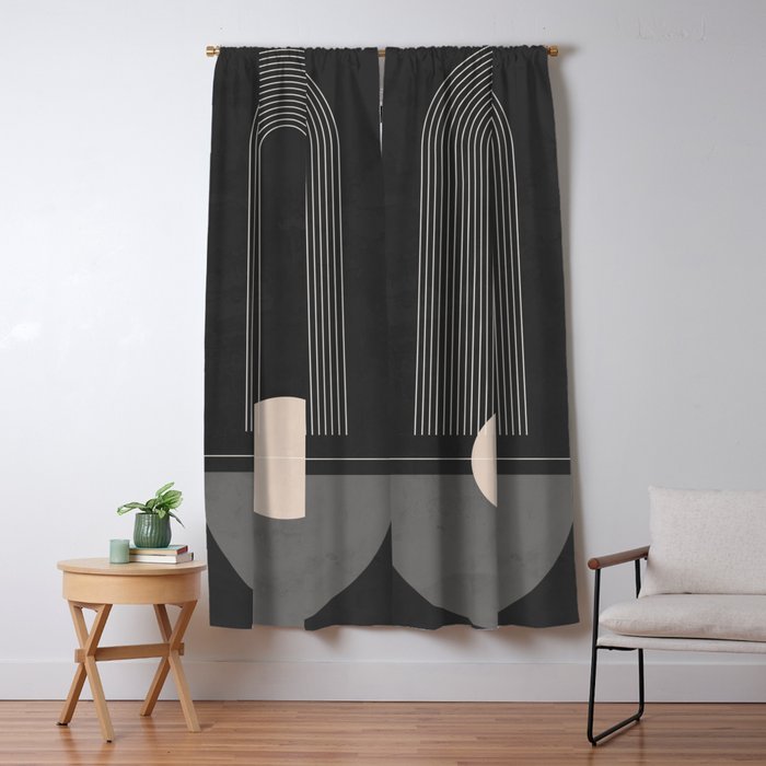 Geometric Shapes 55 Window Curtain Gallery Image 5