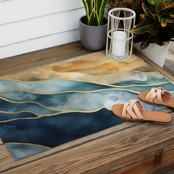 Earthy Tides Outdoor Rug Gallery Image 2