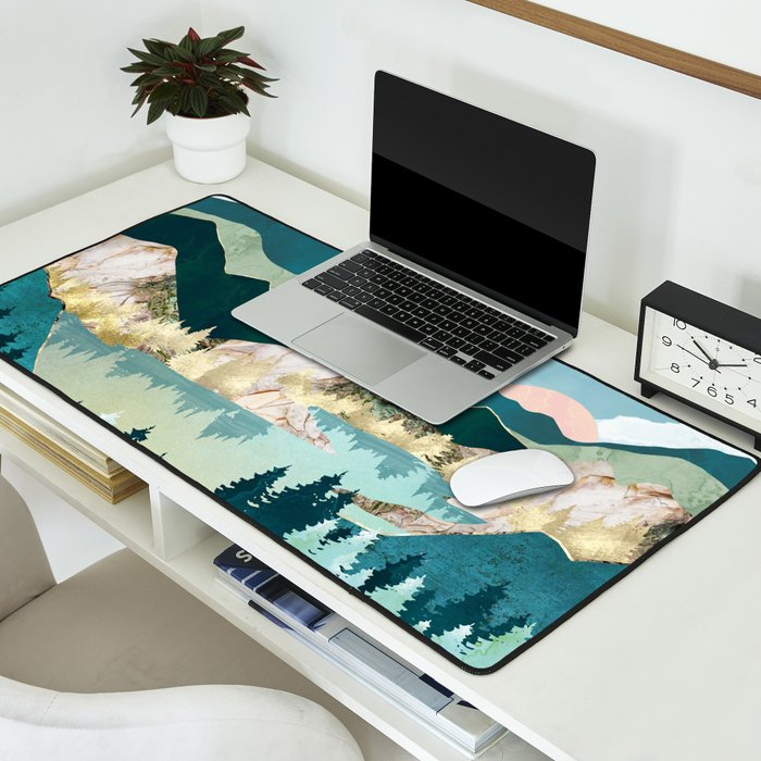 Winter Sun Desk Mat Gallery Image 2