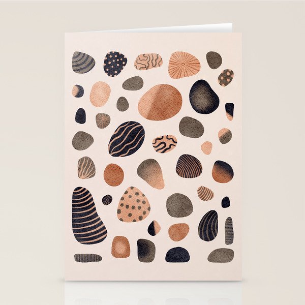 Watercolor Pebbles Stationery Card Gallery Image 2