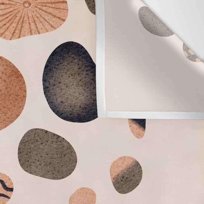 Watercolor Pebbles Wall Tapestry Gallery Image 3