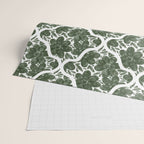 Green Petals Oasis Motif Wrapping Paper Gallery Image 2